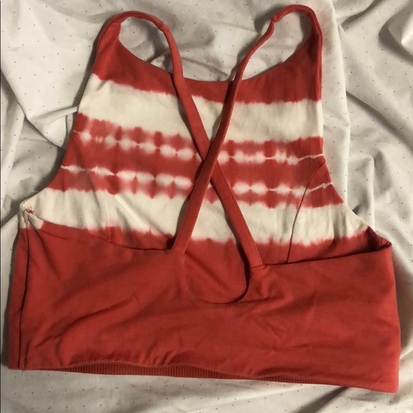 Orange tie dye crop top - Picture 2 of 4